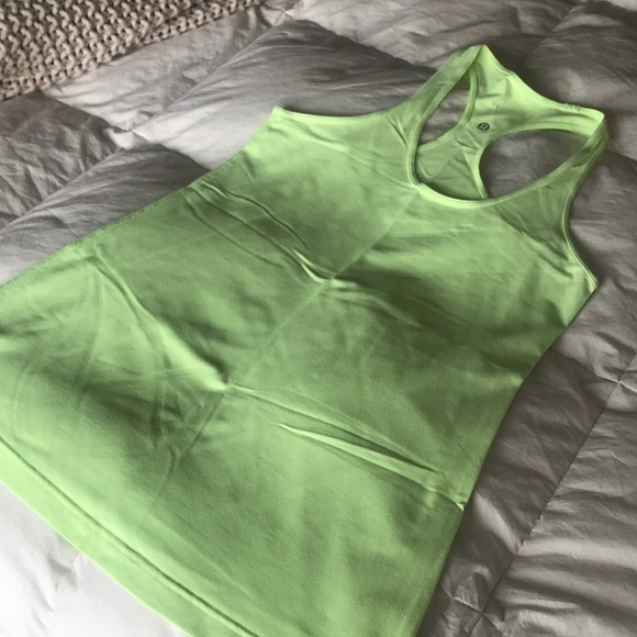 lululemon athletica Tops - Lululemon Highlighter Yellow Tank